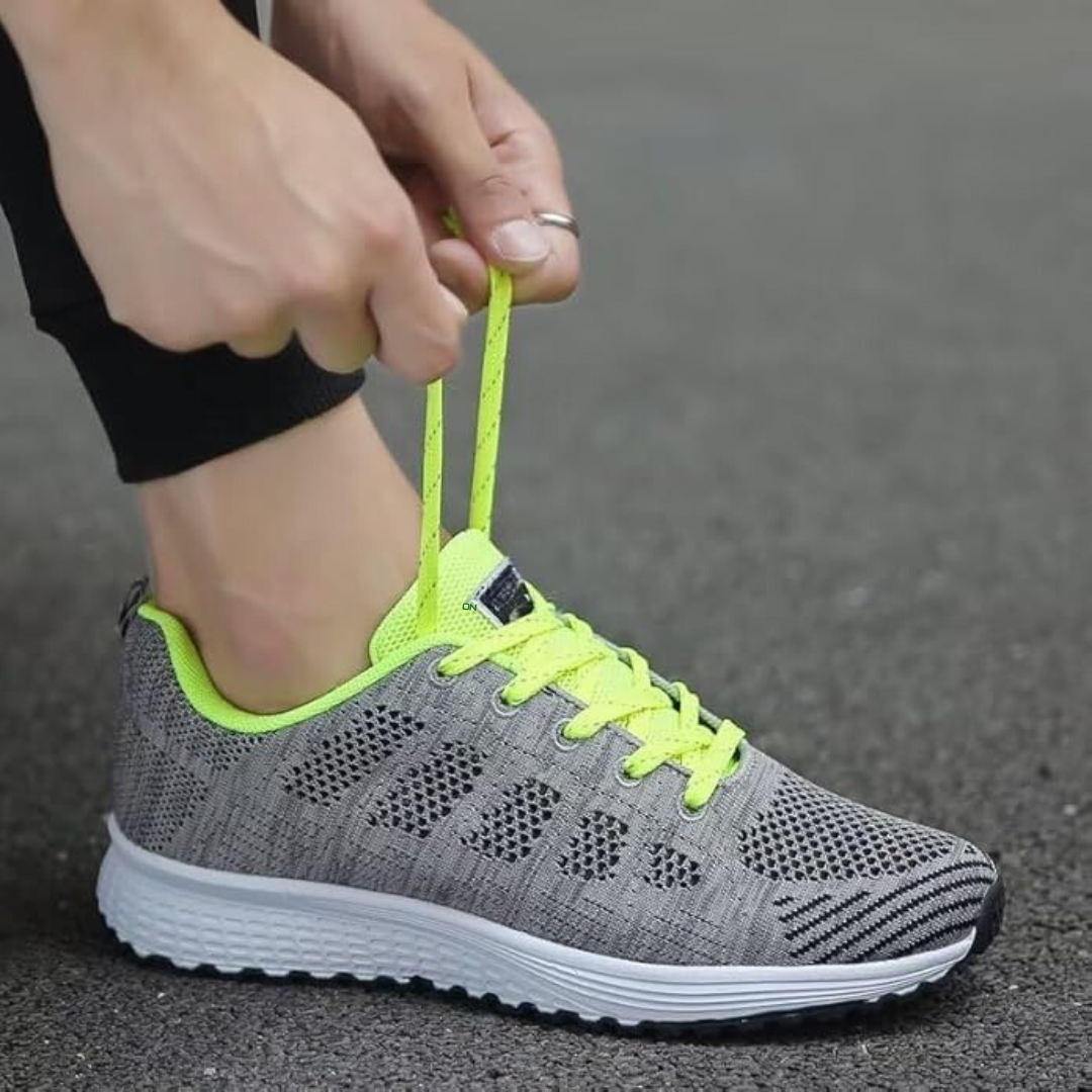 Dam Sneakers Casual Andningsbara Sportskor för Träning och Vardag