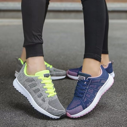 Dam Sneakers Casual Andningsbara Sportskor för Träning och Vardag