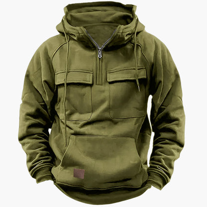 Larry – Taktisk vinterhoodie för män