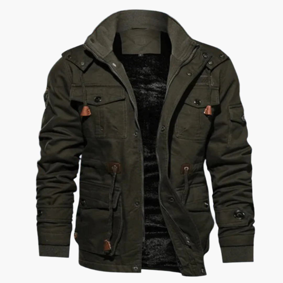 Herr Jacka Vinter Parkas Varm Outdoor Stil – Perfekt för Kallt Väder och Stadsliv