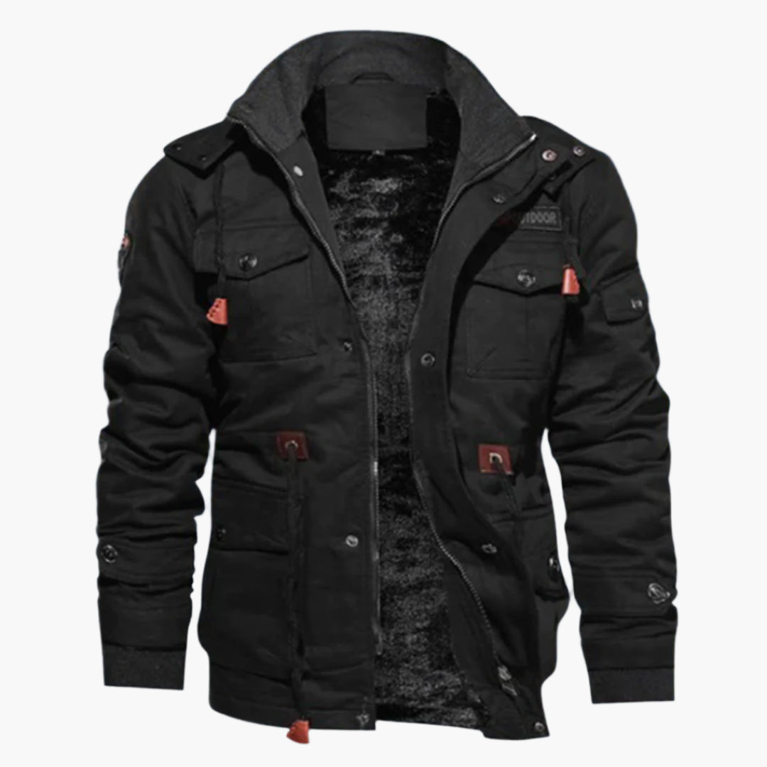 Herr Jacka Vinter Parkas Varm Outdoor Stil – Perfekt för Kallt Väder och Stadsliv