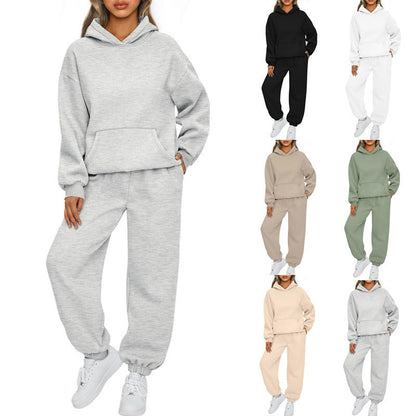 Emma – Tvådelad Casual Hoodie Sportbyxor Set