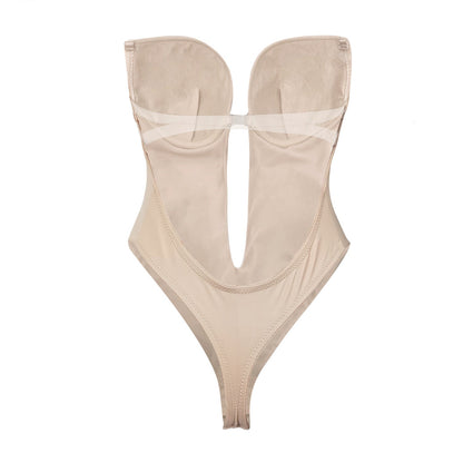Shapewear Bodysuit för Dam – Urringat, Osynlig Body med Stöd och Lyft