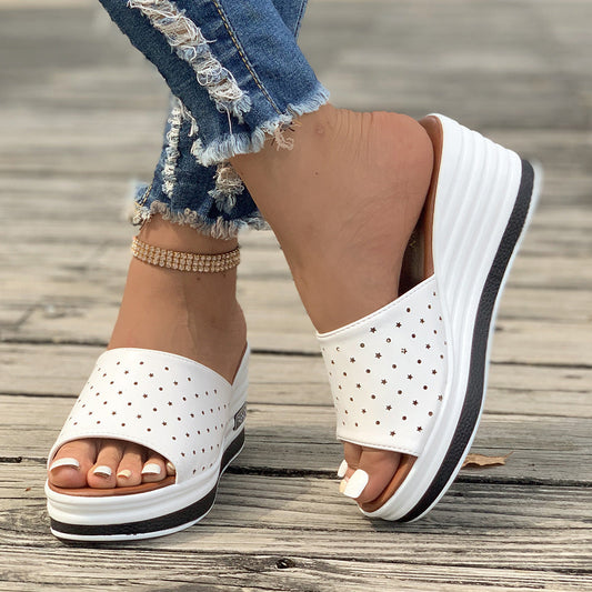 Gillian – Sandaler med fiskmunsdesign och hög klack för kvinnor