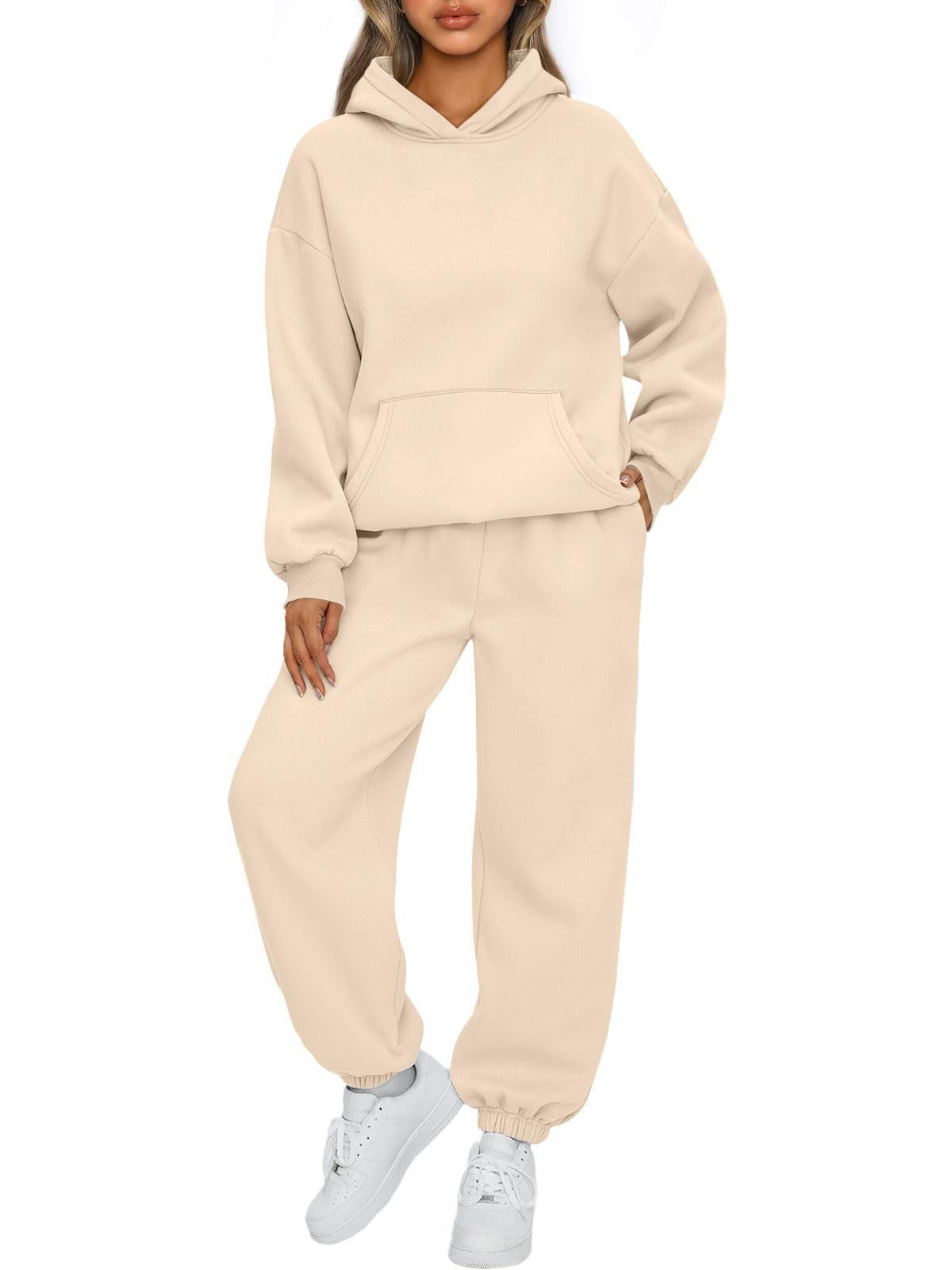 Emma – Tvådelad Casual Hoodie Sportbyxor Set