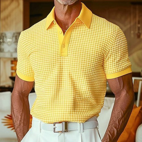 Jacob – Kortärmad Polo T-shirt i Vit