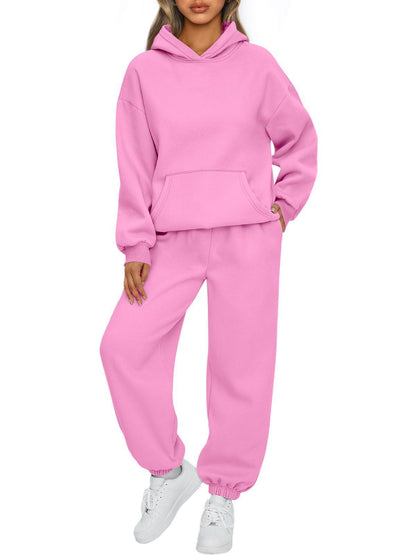 Emma – Tvådelad Casual Hoodie Sportbyxor Set