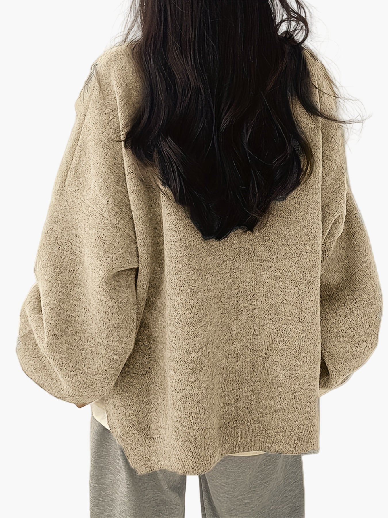 Damtröja med avslappnad passform och vardagsstil – Perfekt för höst och vinter