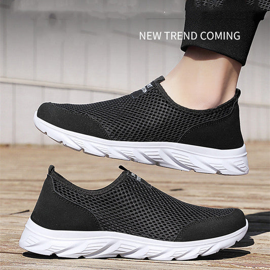 Denis – Somriga Mesh Slip-on Andningsbara Sneakers Lätta Reseskor