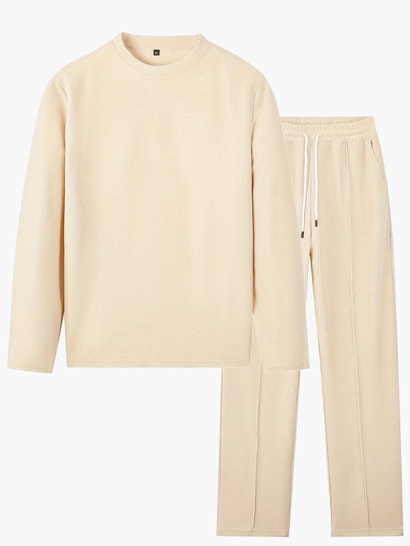 Herrarnas avslappnade tracksuit med lång ärm – perfekt för vardag och sport