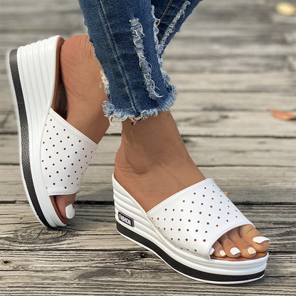 Gillian – Sandaler med fiskmunsdesign och hög klack för kvinnor