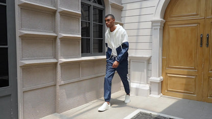 Herr Träningsset Sportig Hoodie och Byxor – Perfekt för Träning och Avslappning