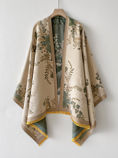 Dam Kimono med Blommönster och Elegant Stil för Vardagsbruk och Fest