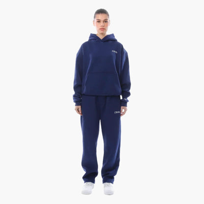 Damers avslappnad hoodie och byxa set – perfekt för vardag och fritid