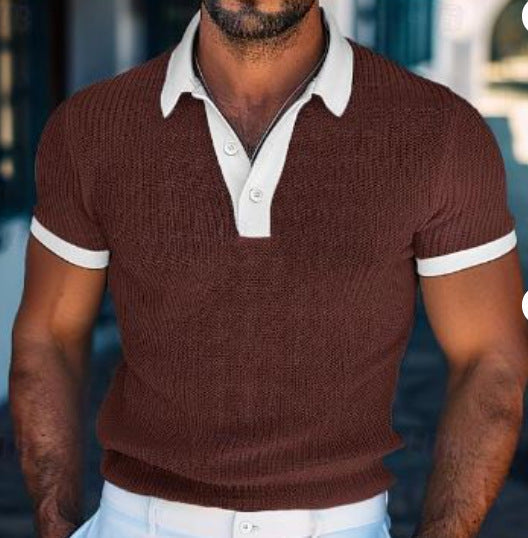 Jacob – Kortärmad Polo T-shirt i Vit