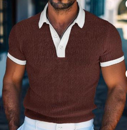 Jacob – Kortärmad Polo T-shirt i Vit