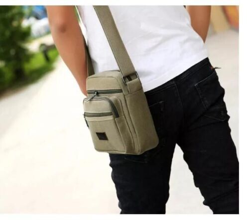 Thomas – Retro Vintage Crossbody Bag i Canvas