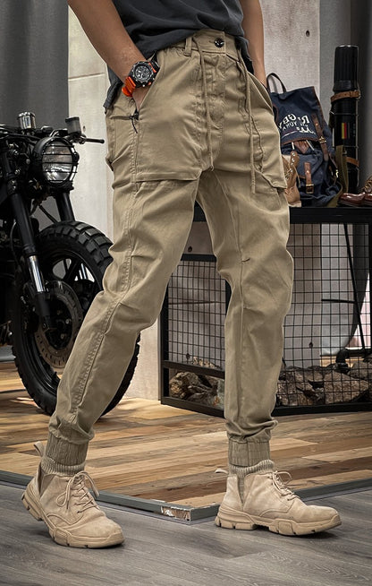 Herrbyxor Utility Cargo Streetwear – Avslappnad och Funktionell Stil för Vardag och Outdoor