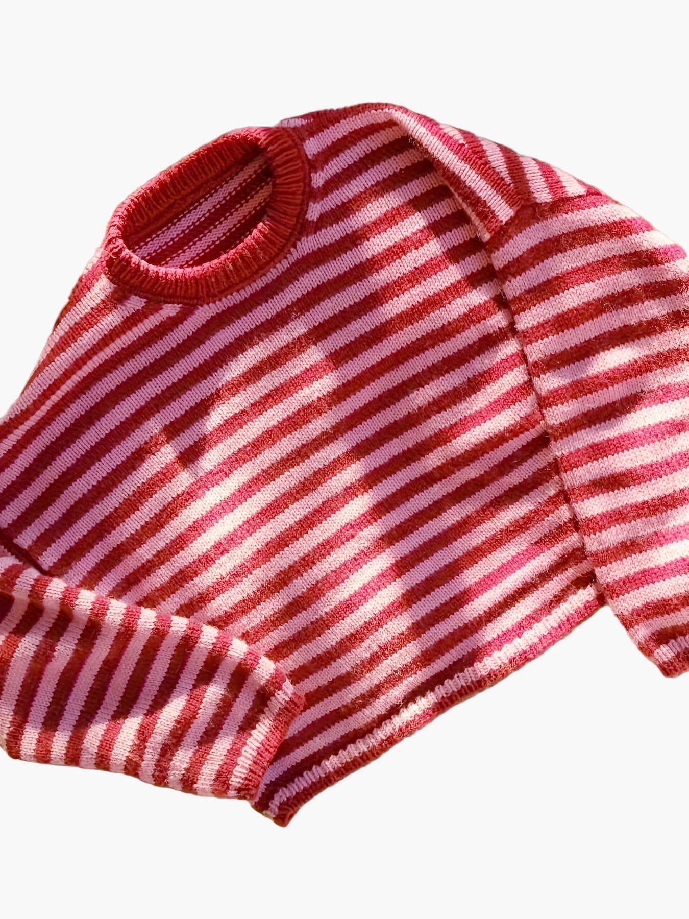 Damtröja med ränder och elegant stil för höst och vinter