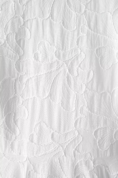 Lily – Vårmode Casual Enkel Broderad Fluffig Klänning