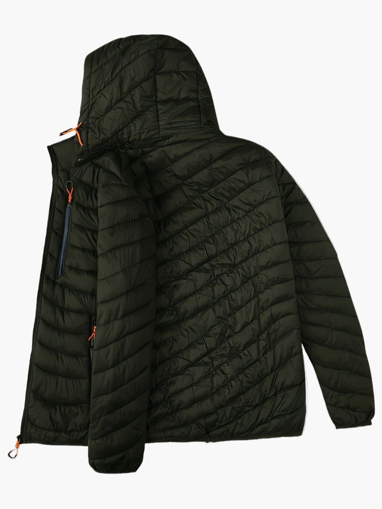 Herrarnas lättviktsjacka med huva – Vardagsstil för utomhusaktiviteter