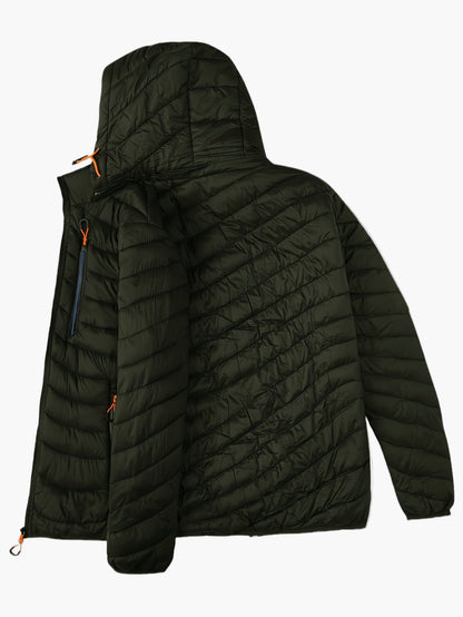 Herrarnas lättviktsjacka med huva – Vardagsstil för utomhusaktiviteter