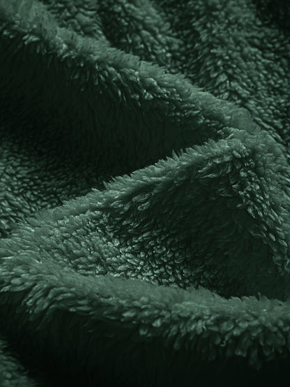 Herrarnas mysiga fleece set med huva – avslappnad vardagsstil för höst och vinter