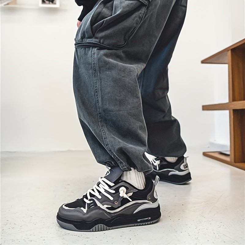 Herr Sneakers Sportig Casual Lågsko för Höst och Vardag