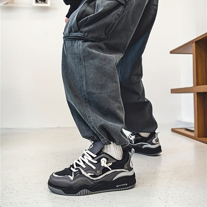 Herr Sneakers Sportig Casual Lågsko för Höst och Vardag