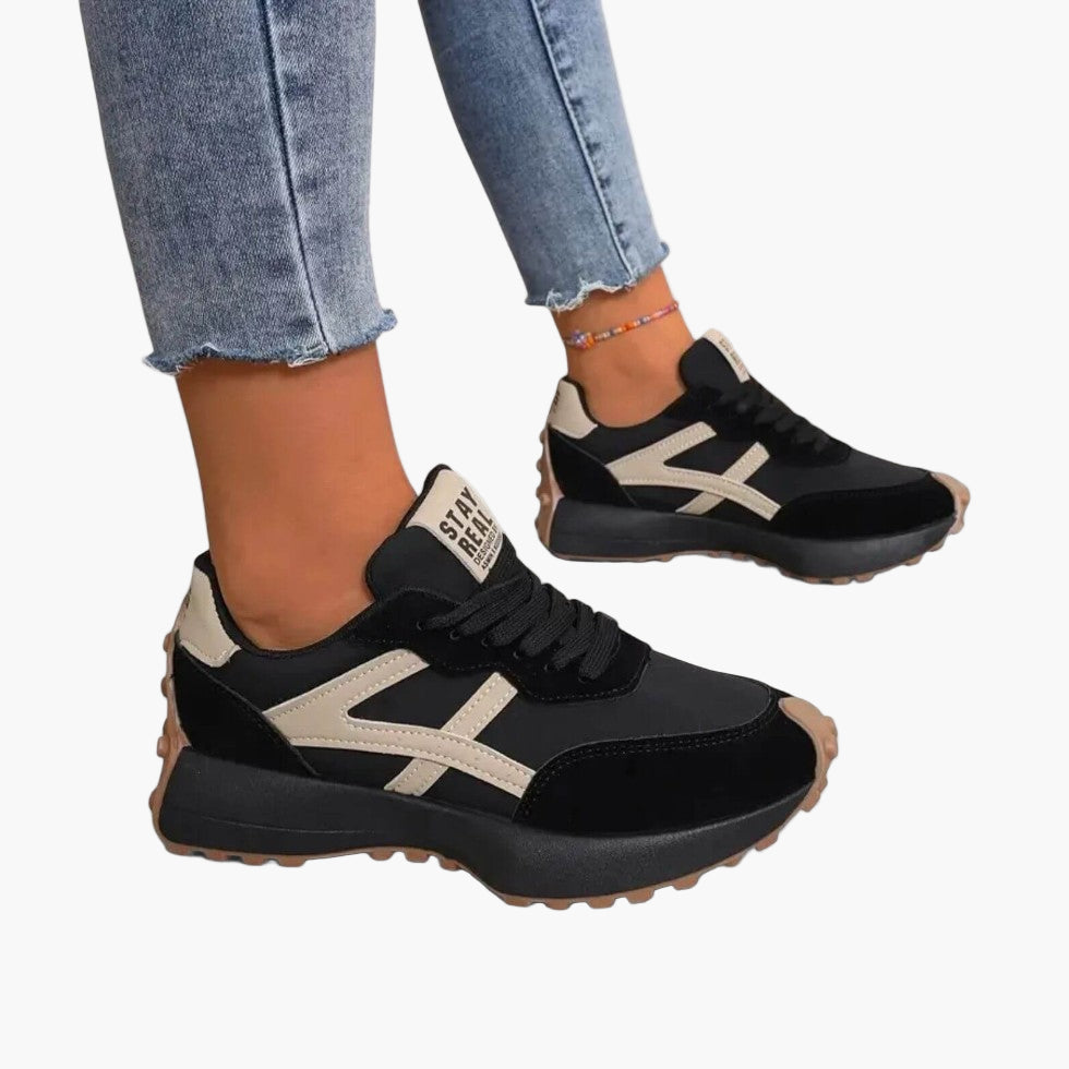 Dam Sneakers Löparsko Trendig Vardagstränare Sportig Stil