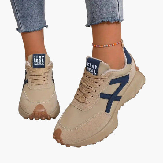 Dam Sneakers Löparsko Trendig Vardagstränare Sportig Stil