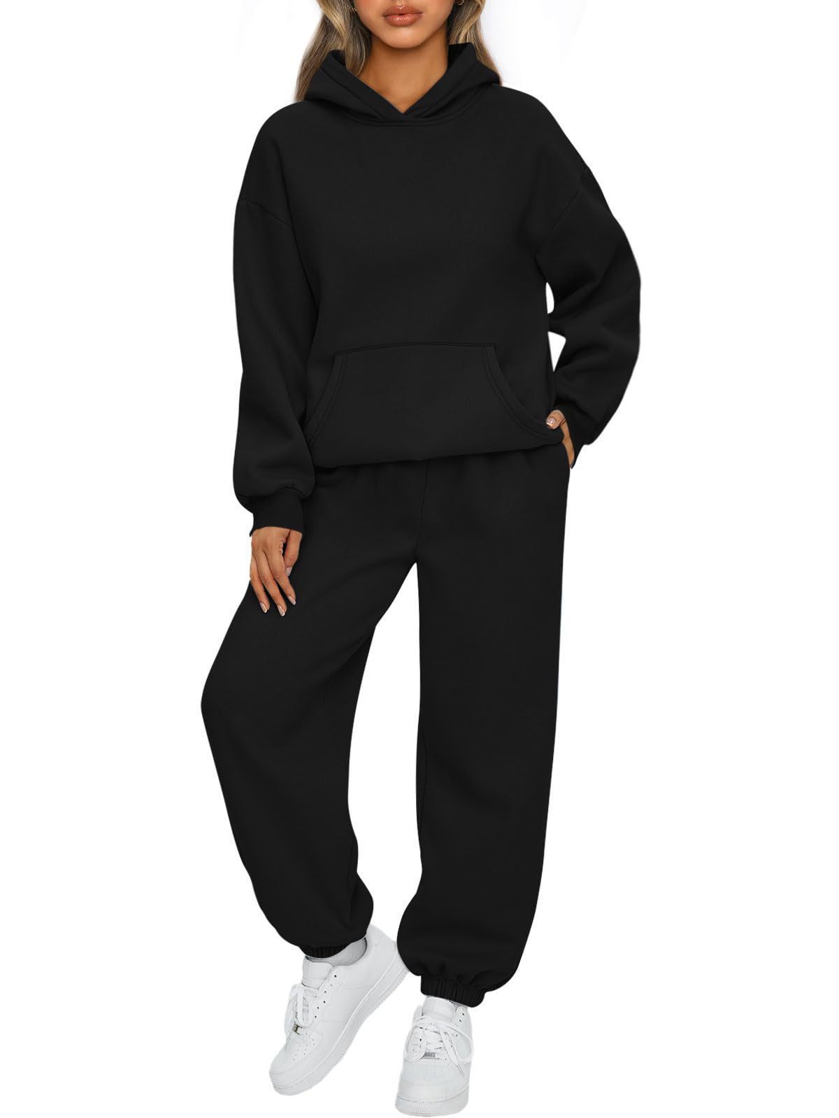 Emma – Tvådelad Casual Hoodie Sportbyxor Set