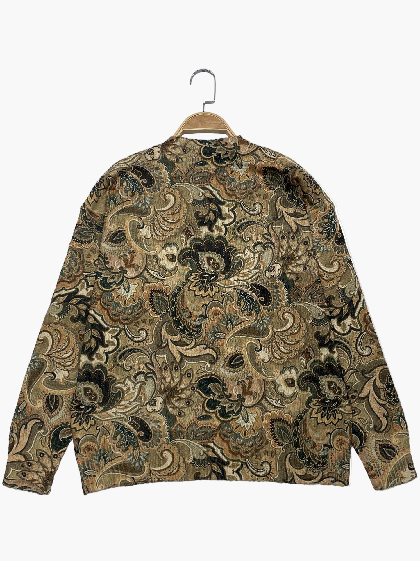 Damtröja med vintageinspirerat mönster – avslappnad och trendig för vardagsbruk