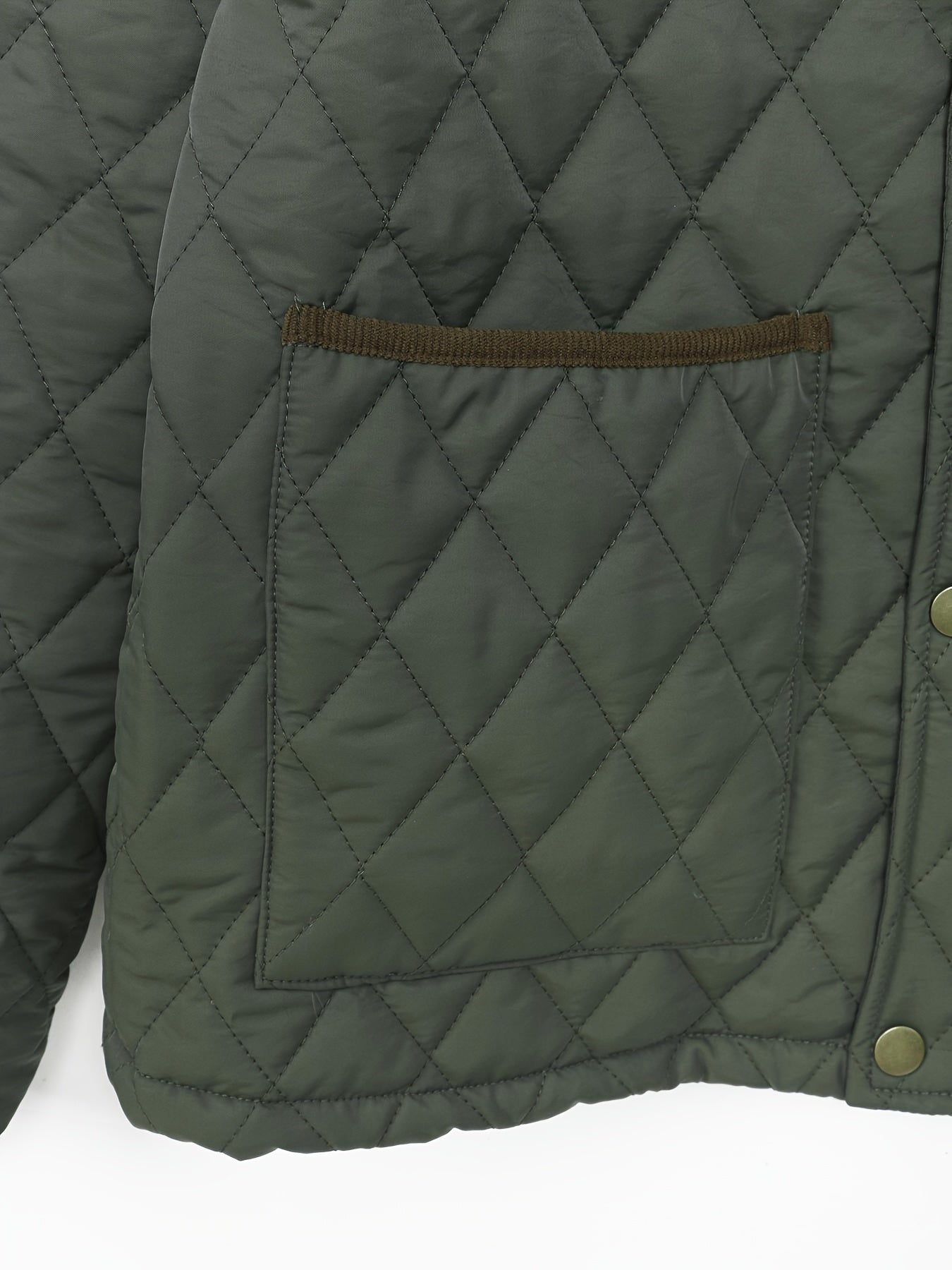 Herr quiltad jacka för höst och vinter – klassisk casual stil