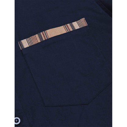 Herrskjorta Slim Fit Business Casual med Rutiga Detaljer – Långärmad, Modern Stil