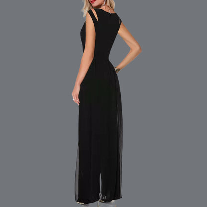 Mary – Jumpsuit i mjukt premiumtyg med enfärgad design
