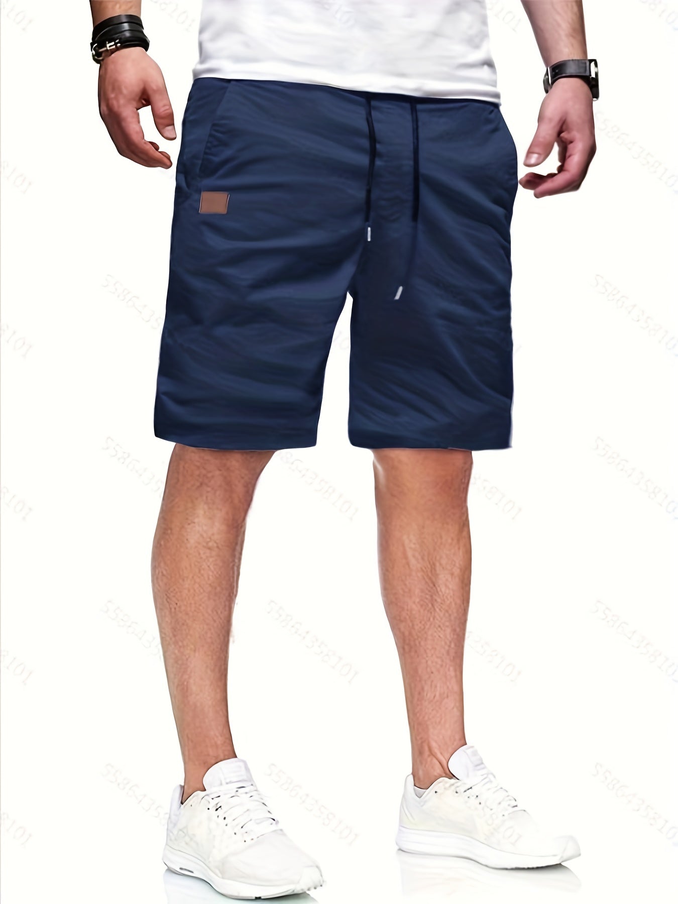 Herrshorts för vardag, modern passform, avslappnad stil