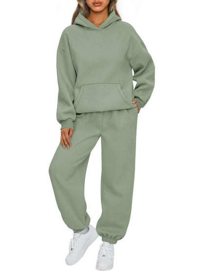 Emma – Tvådelad Casual Hoodie Sportbyxor Set