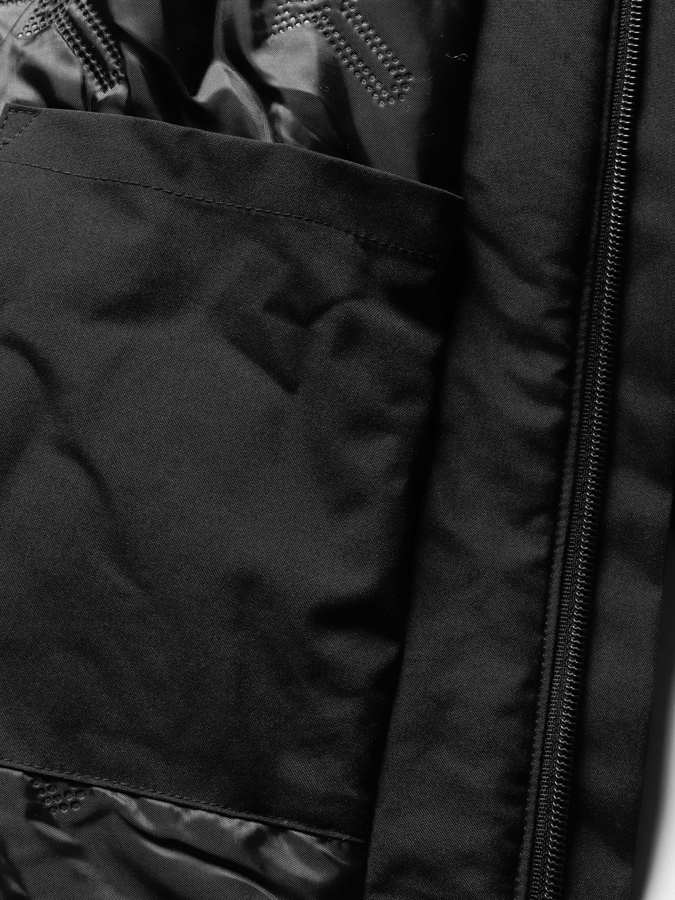 Damjacka med grafiskt tryck och huva – Casual vinterstil