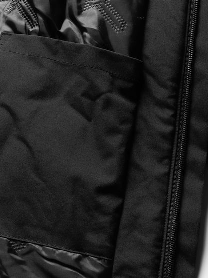 Damjacka med grafiskt tryck och huva – Casual vinterstil