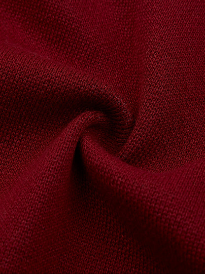 Herrarnas jultröja med dragkedja och renmotiv – avslappnad vinterstickad cardigan