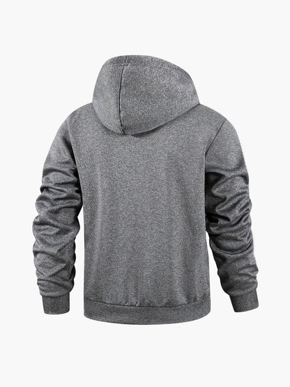 Herrarnas mysiga hoodie- och joggerset för höst och vinter – avslappnad vardagsstil