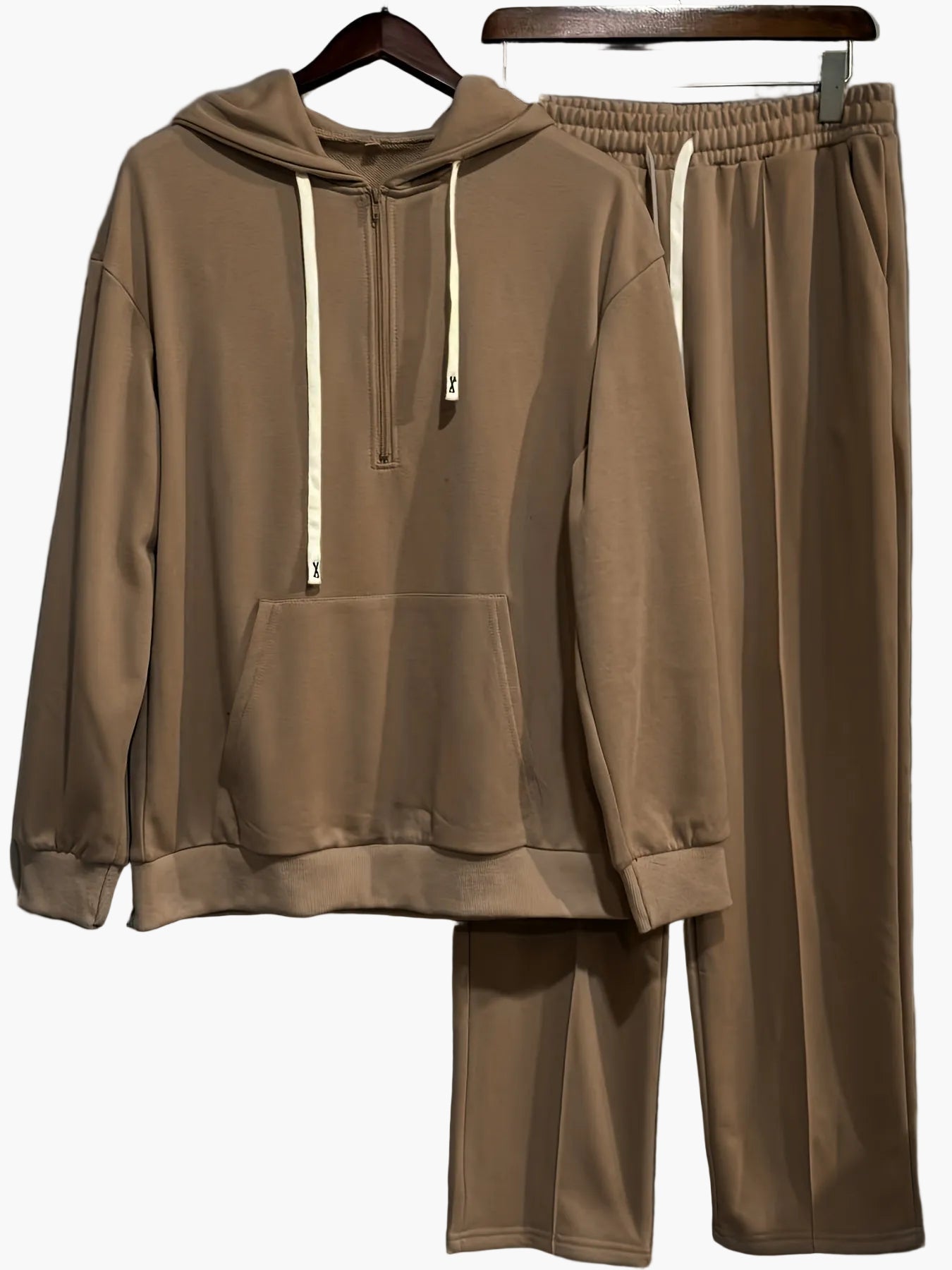 Herr Lounge Set – Avslappnad Hoodie och Byxa för Vardag och Fritid