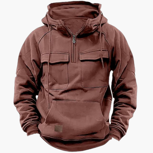 Larry – Taktisk vinterhoodie för män