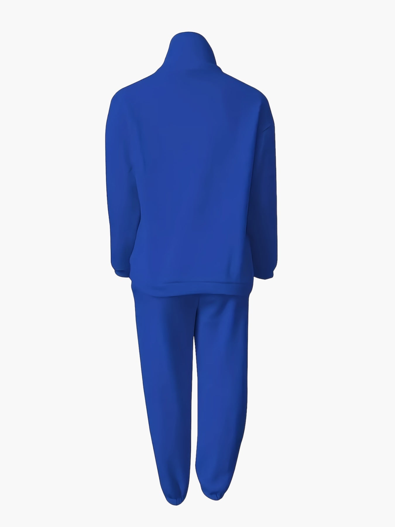 Dam Halvzip Sportig Sweatshirt med Modern Stand-up Krage – Perfekt för Träning och Vardag