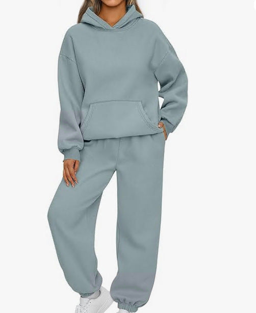 Emma – Tvådelad Casual Hoodie Sportbyxor Set