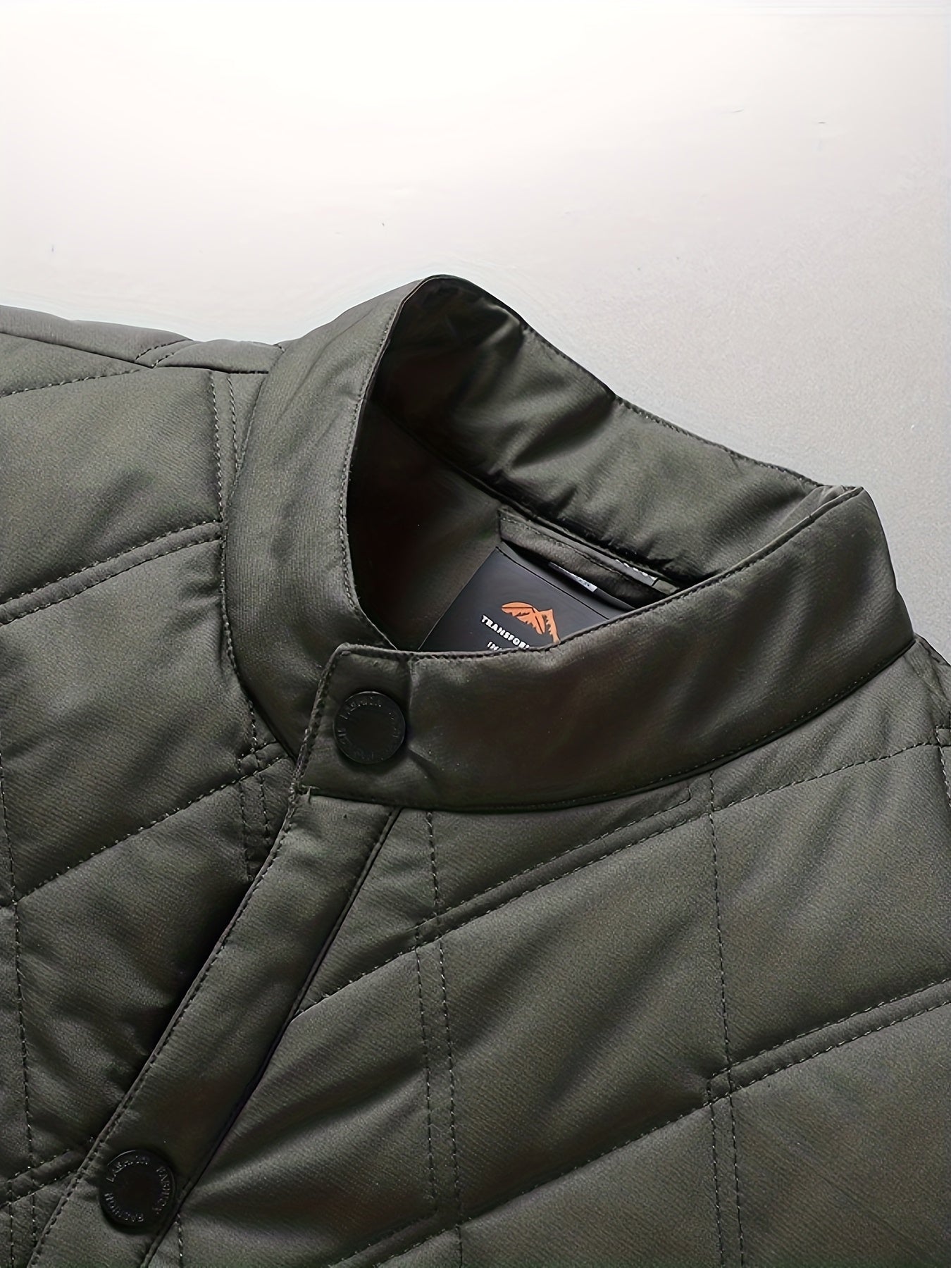 Herrjacka Quiltad Klassisk Stil för Vardag och Arbete