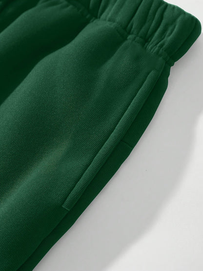 Damers avslappnade sportiga hoodie och byxset – perfekt för vardag och fritid