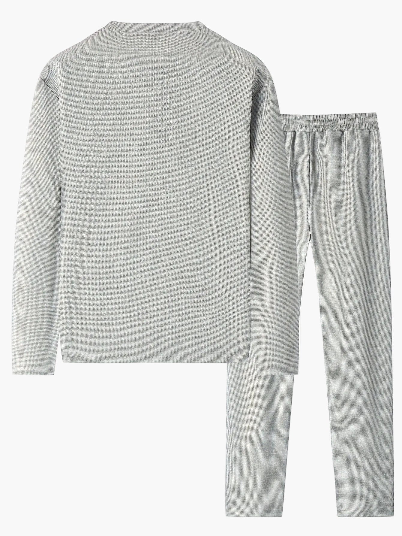 Herrarnas avslappnade tracksuit med lång ärm – perfekt för vardag och sport