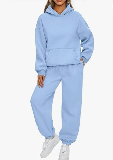Emma – Tvådelad Casual Hoodie Sportbyxor Set